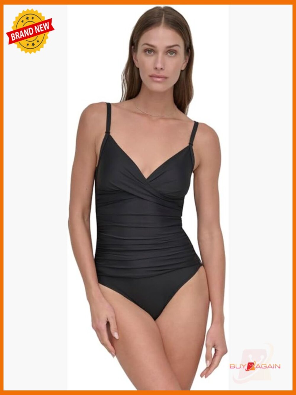One Piece Swimsuit with Tummy Control Adjustable Straps
